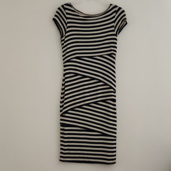Anthropologie Bailey44 cap sleeve column dress - Picture 2 of 4